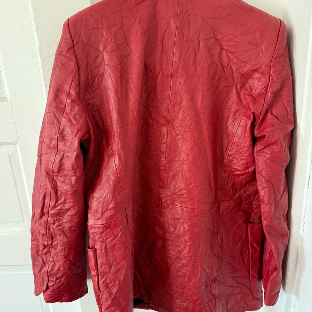 Zadig & Voltaire Red Blazer Tailored Suit Jacket - Picture 4 of 7